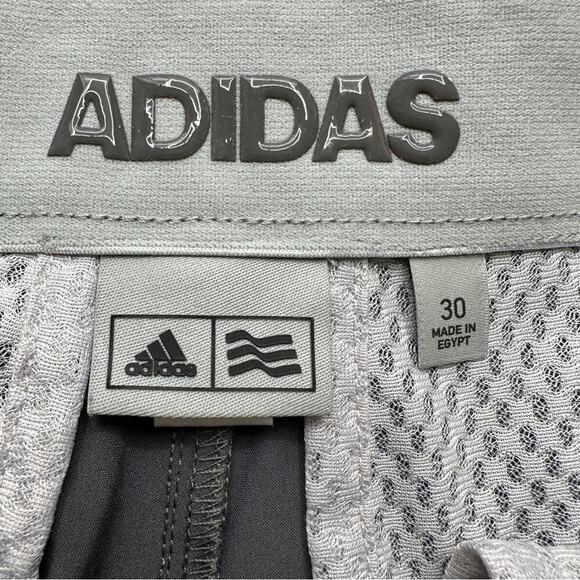 Adidas Gray 10" Inseam Golf Activewear Shorts Size 30‎ - Picture 4 of 8